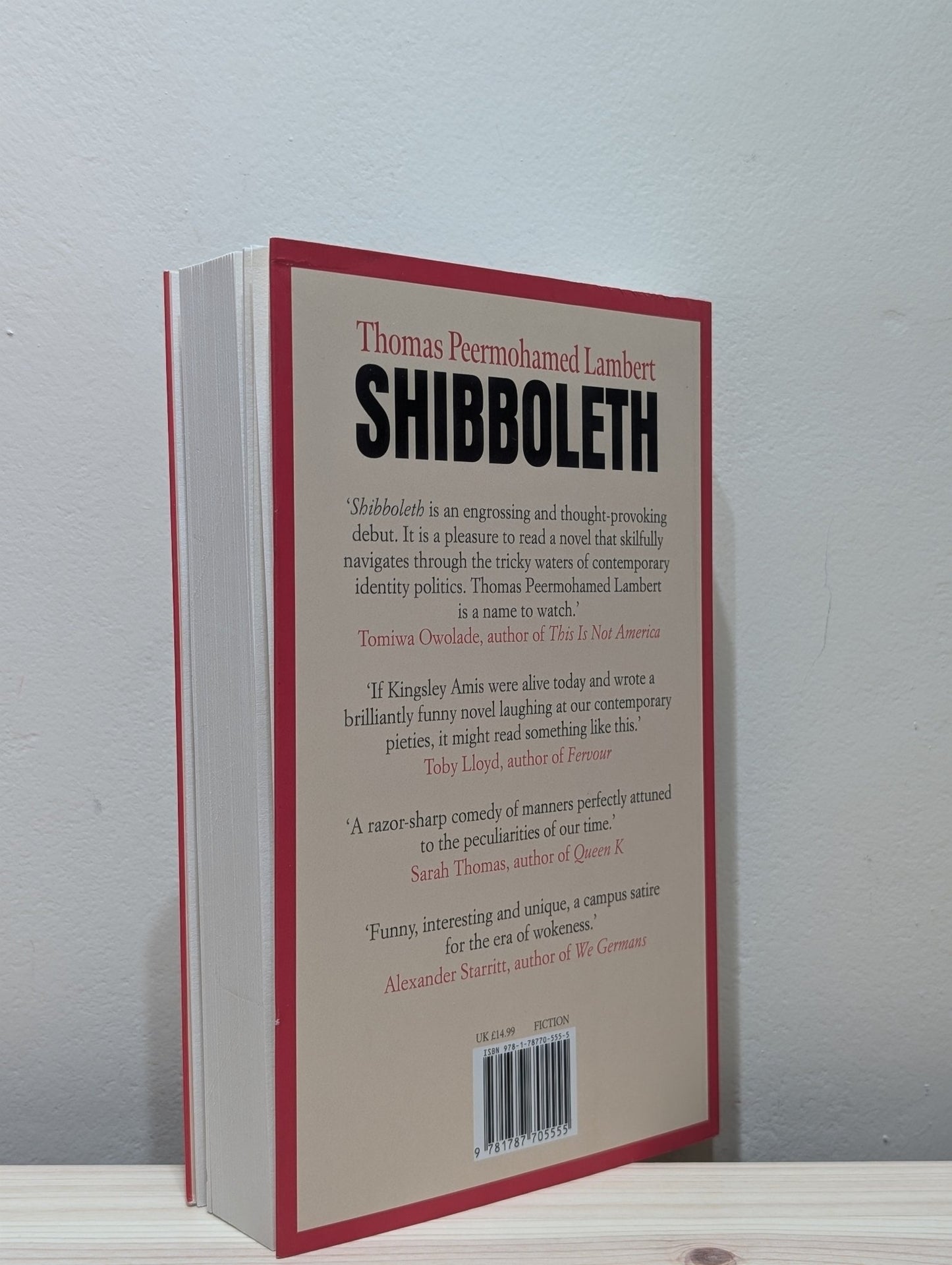 Shibboleth by Thomas Peermohamed Lambert (Signed First Edition) - Fialta Books