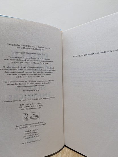 Shield Maiden by Sharon Emmerichs (Signed First Edition with sprayed edges) - Fialta Books