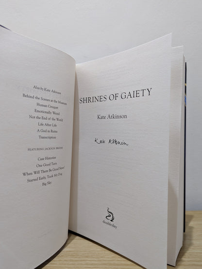 Shrines of Gaiety by Kate Atkinson (Signed) - Fialta Books