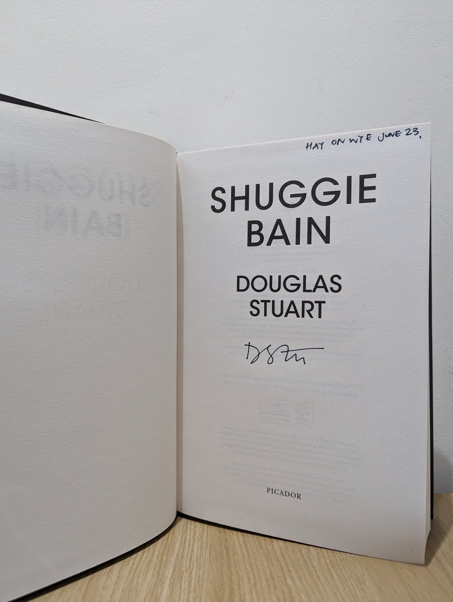 Shuggie Bain; Young Mungo by Douglas Stuart (Signed Set) - Fialta Books