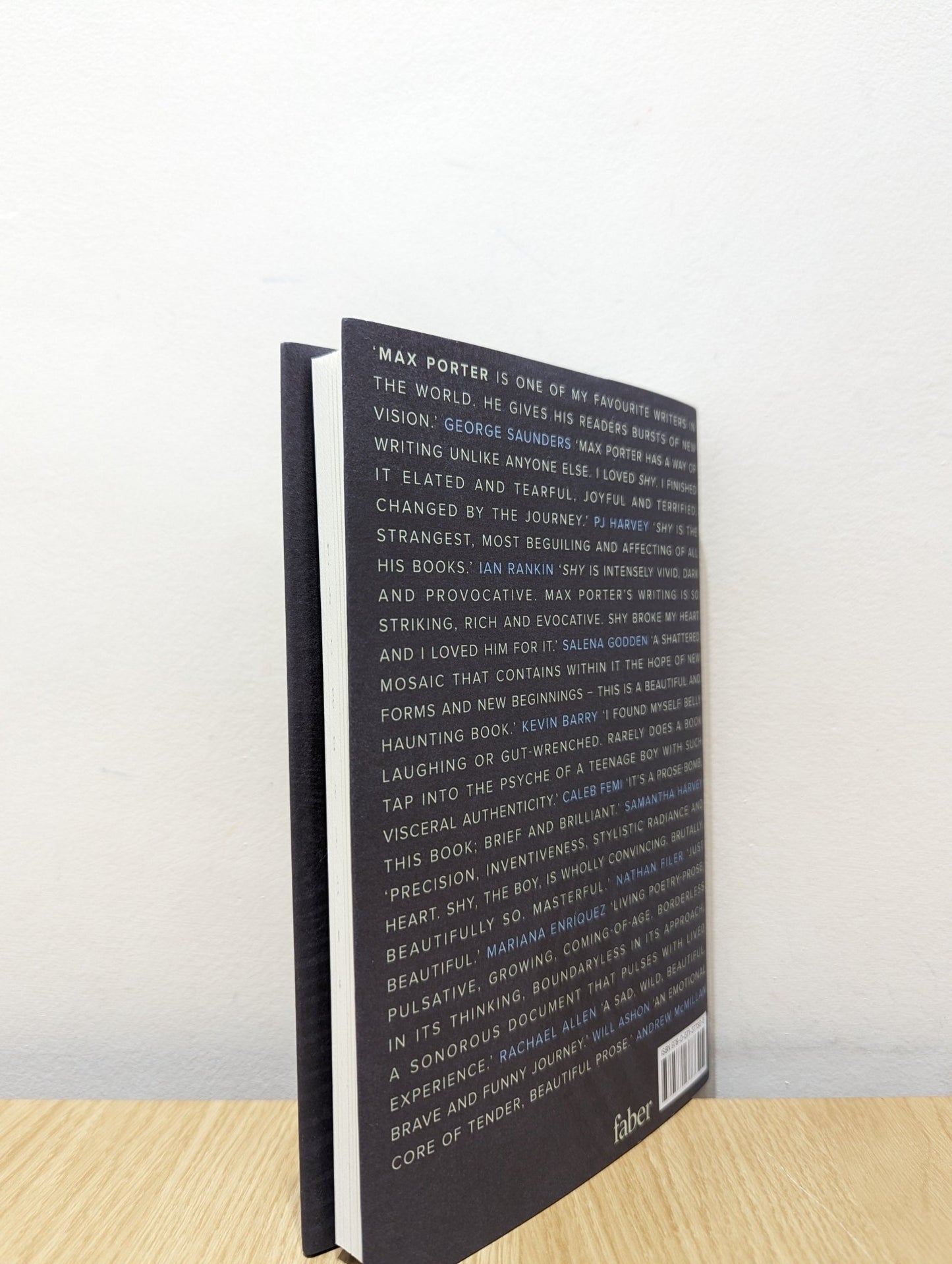 Shy by Max Porter (Signed First Edition) - Fialta Books