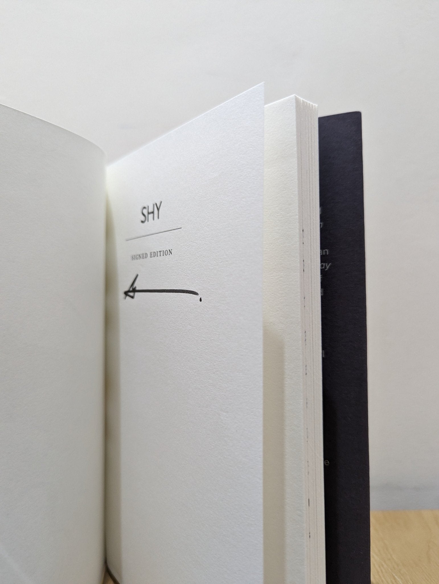 Shy by Max Porter (Signed First Edition) - Fialta Books