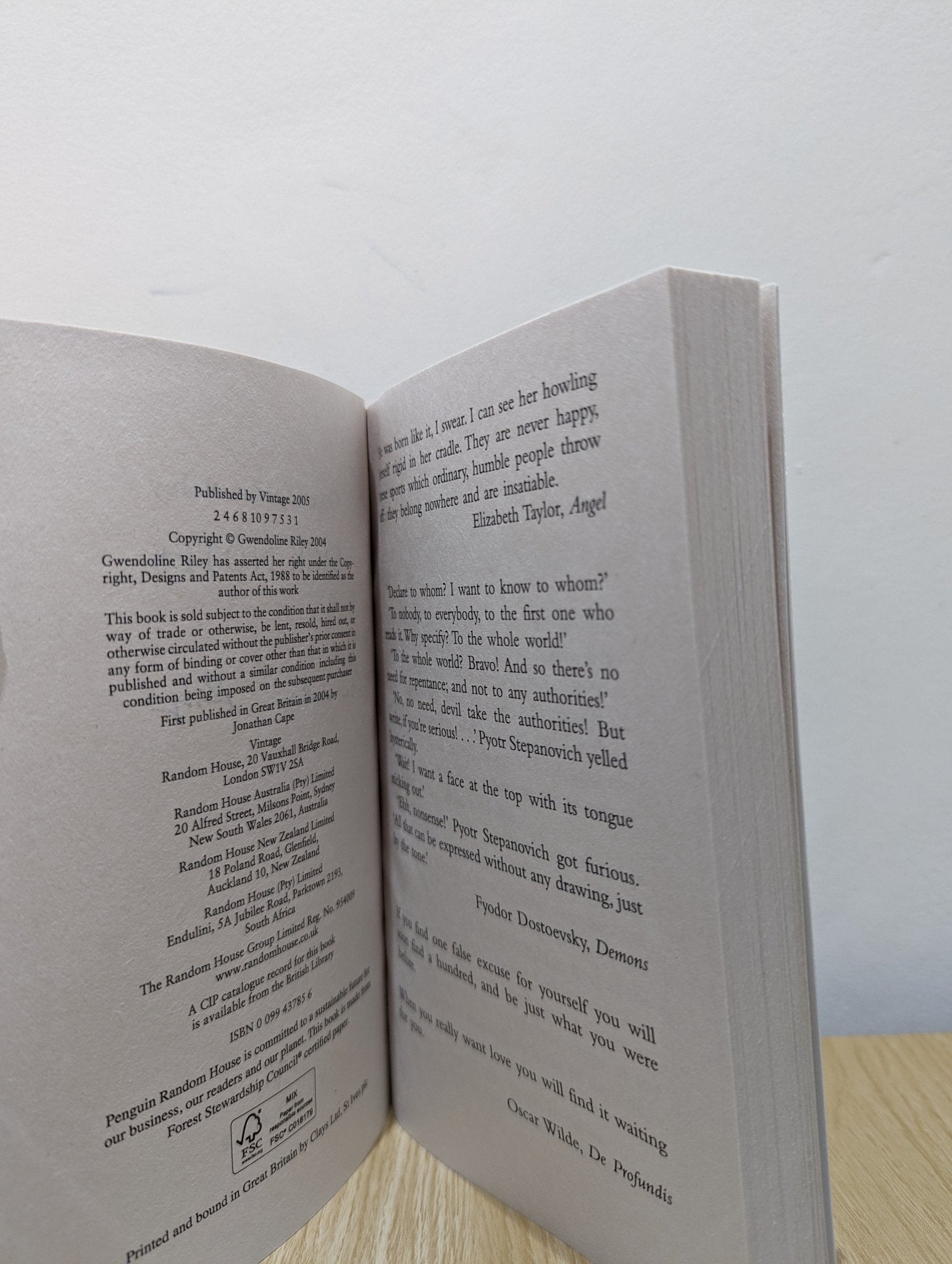 Sick Notes by Gwendoline Riley (Signed) - Fialta Books