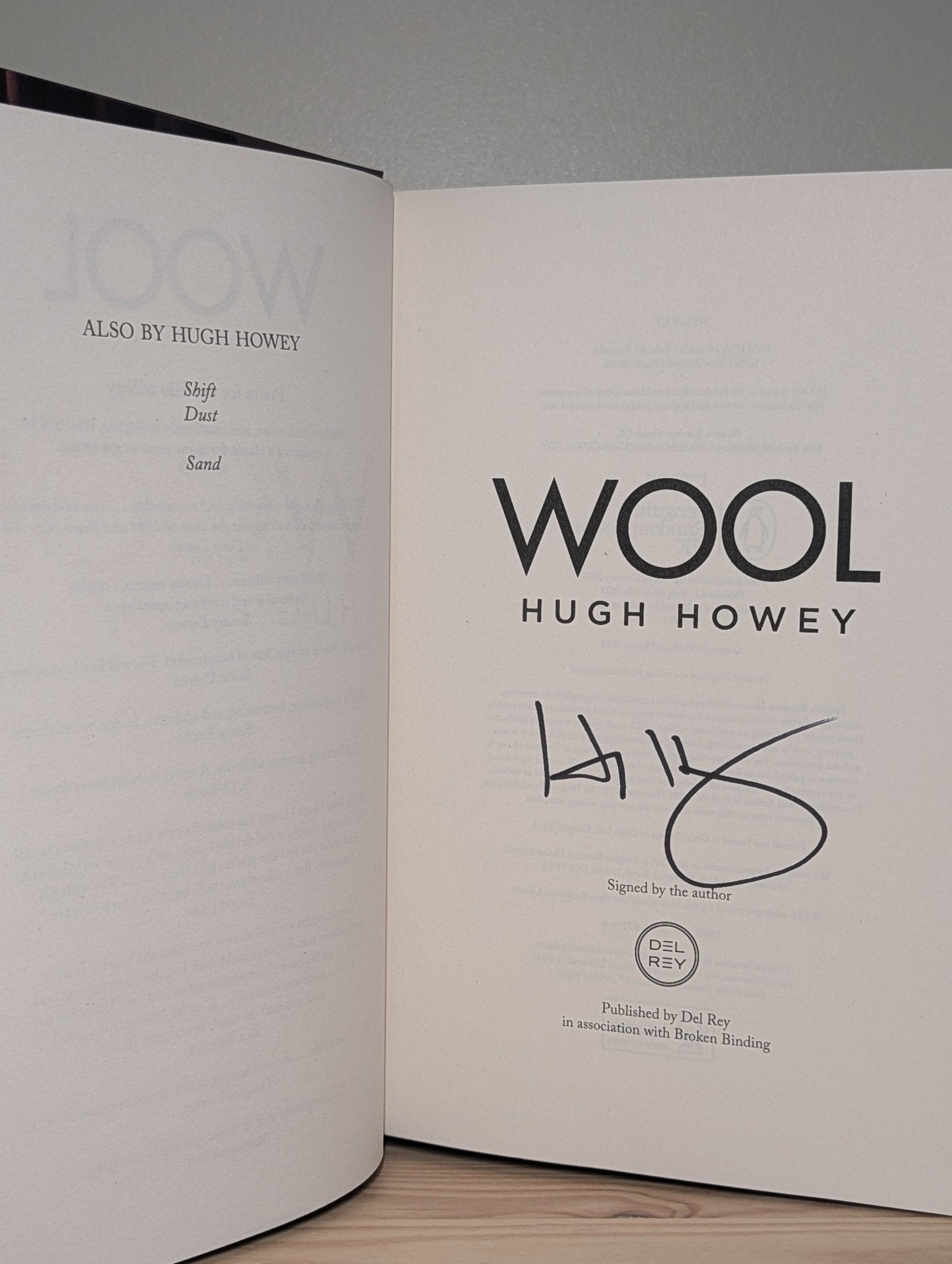 Silo: Wool, Shift, Dust by Hugh Howey (Signed Special Edition with sprayed edges) - Fialta Books