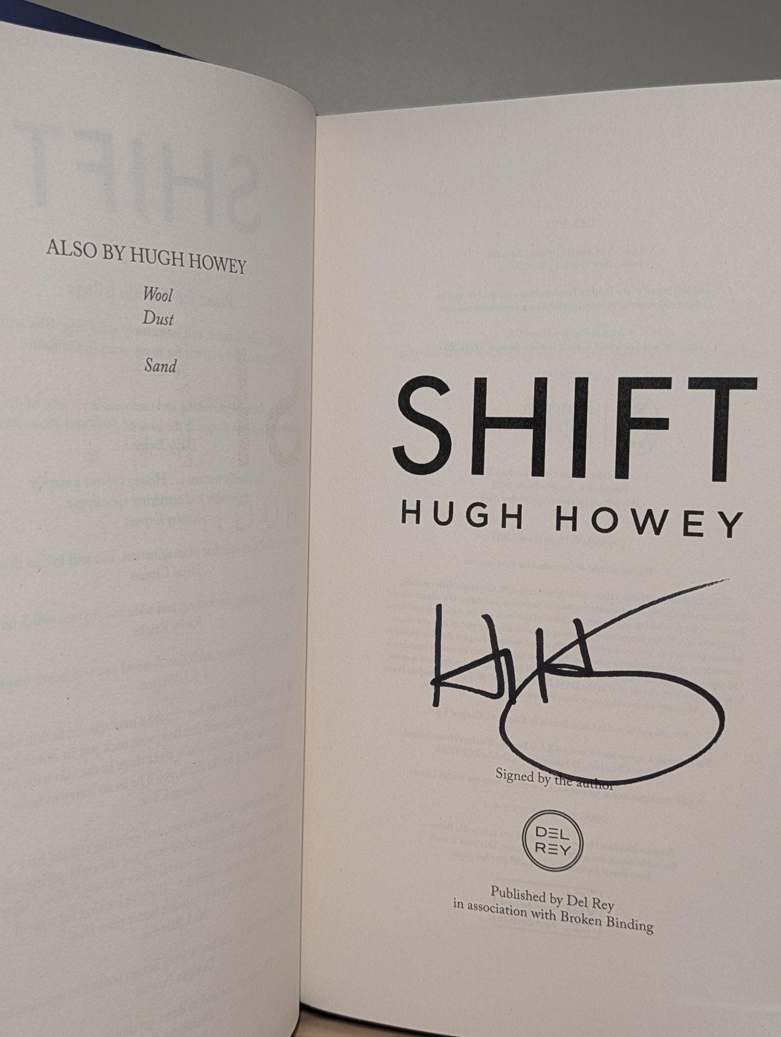 Silo: Wool, Shift, Dust by Hugh Howey (Signed Special Edition with sprayed edges) - Fialta Books