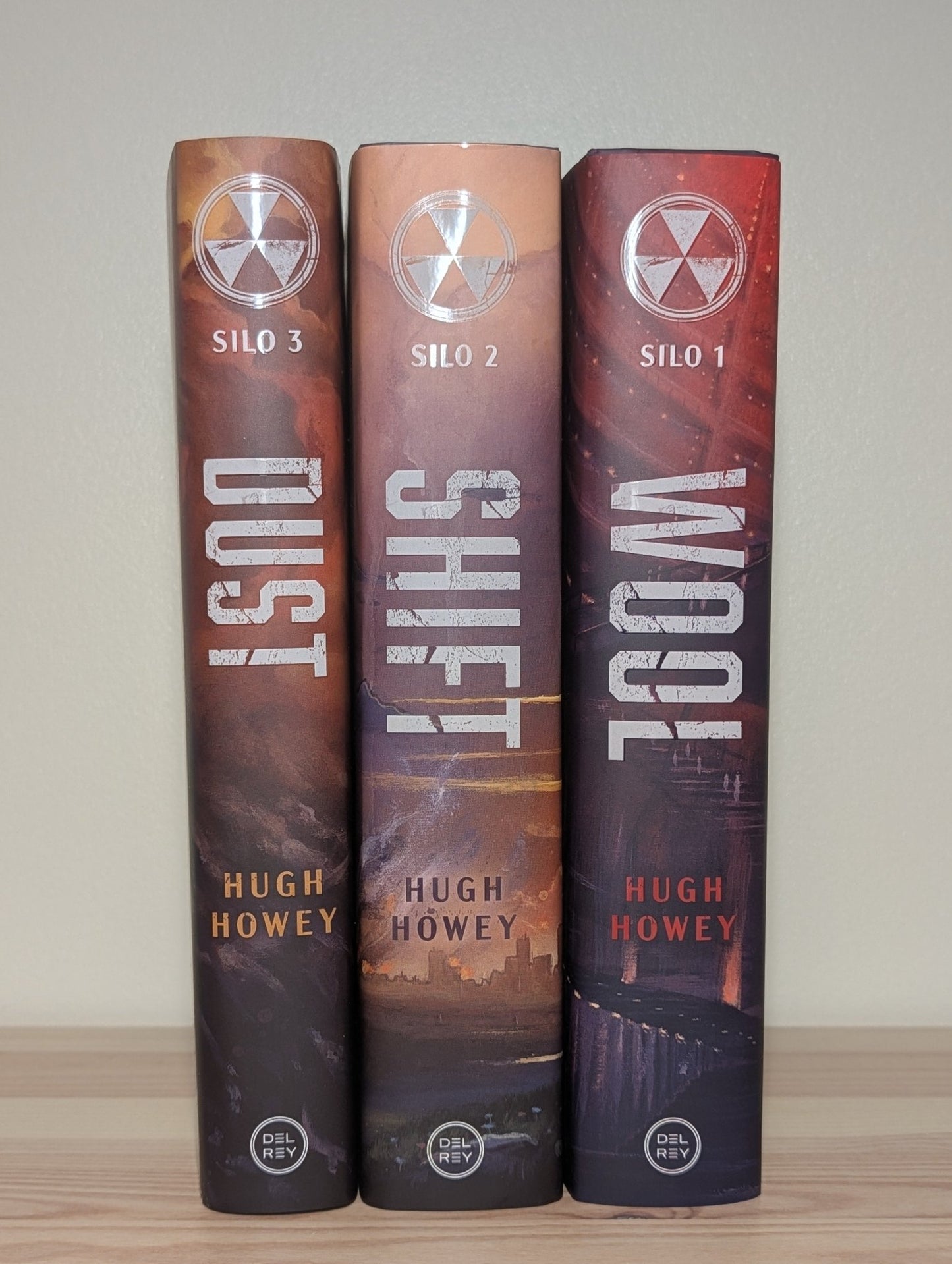 Silo: Wool, Shift, Dust by Hugh Howey (Signed Special Edition with sprayed edges) - Fialta Books