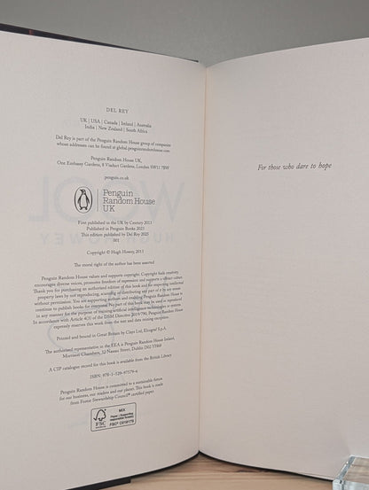 Silo: Wool, Shift, Dust by Hugh Howey (Signed Special Edition with sprayed edges) - Fialta Books