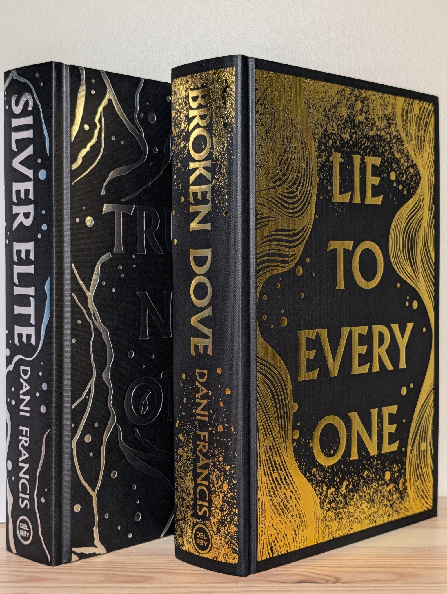 Silver Elite; Broken Dove by Dani Francis (Signed set with sprayed edges) - Fialta Books