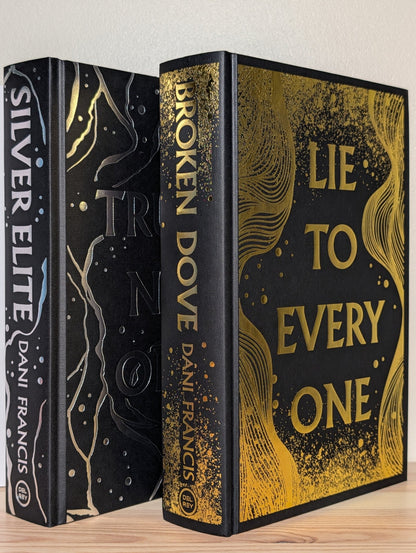 Silver Elite; Broken Dove by Dani Francis (Signed set with sprayed edges) - Fialta Books