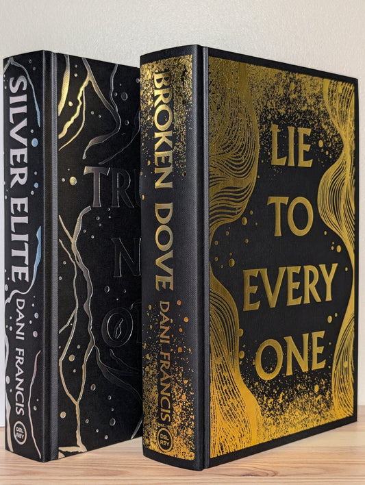 Silver Elite; Broken Dove by Dani Francis (Signed set with sprayed edges) - Fialta Books