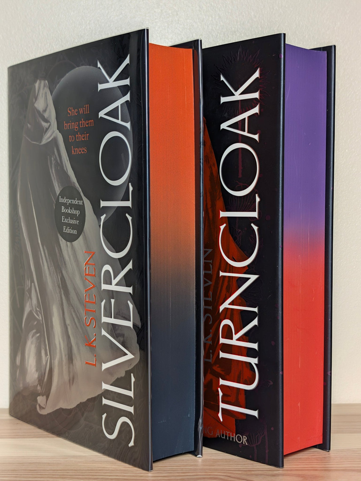 Silvercloak Turncloak by L. K. Steven (Signed Indie Edition with sprayed edges) - Fialta Books