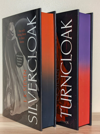 Silvercloak Turncloak by L. K. Steven (Signed Indie Edition with sprayed edges) - Fialta Books