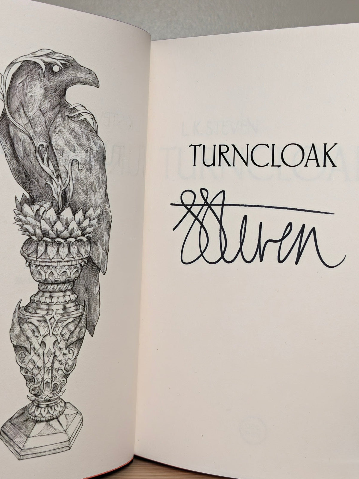 Silvercloak Turncloak by L. K. Steven (Signed Indie Edition with sprayed edges) - Fialta Books