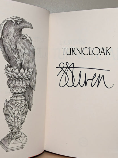 Silvercloak Turncloak by L. K. Steven (Signed Indie Edition with sprayed edges) - Fialta Books