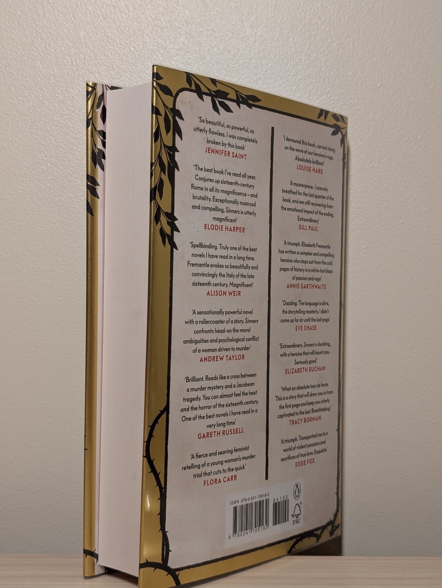 Sinners by Elizabeth Fremantle (Signed Dated First Edition) - Fialta Books