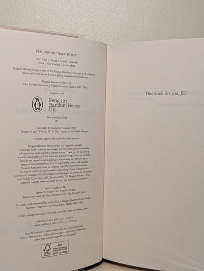 Sinners by Elizabeth Fremantle (Signed Dated First Edition) - Fialta Books