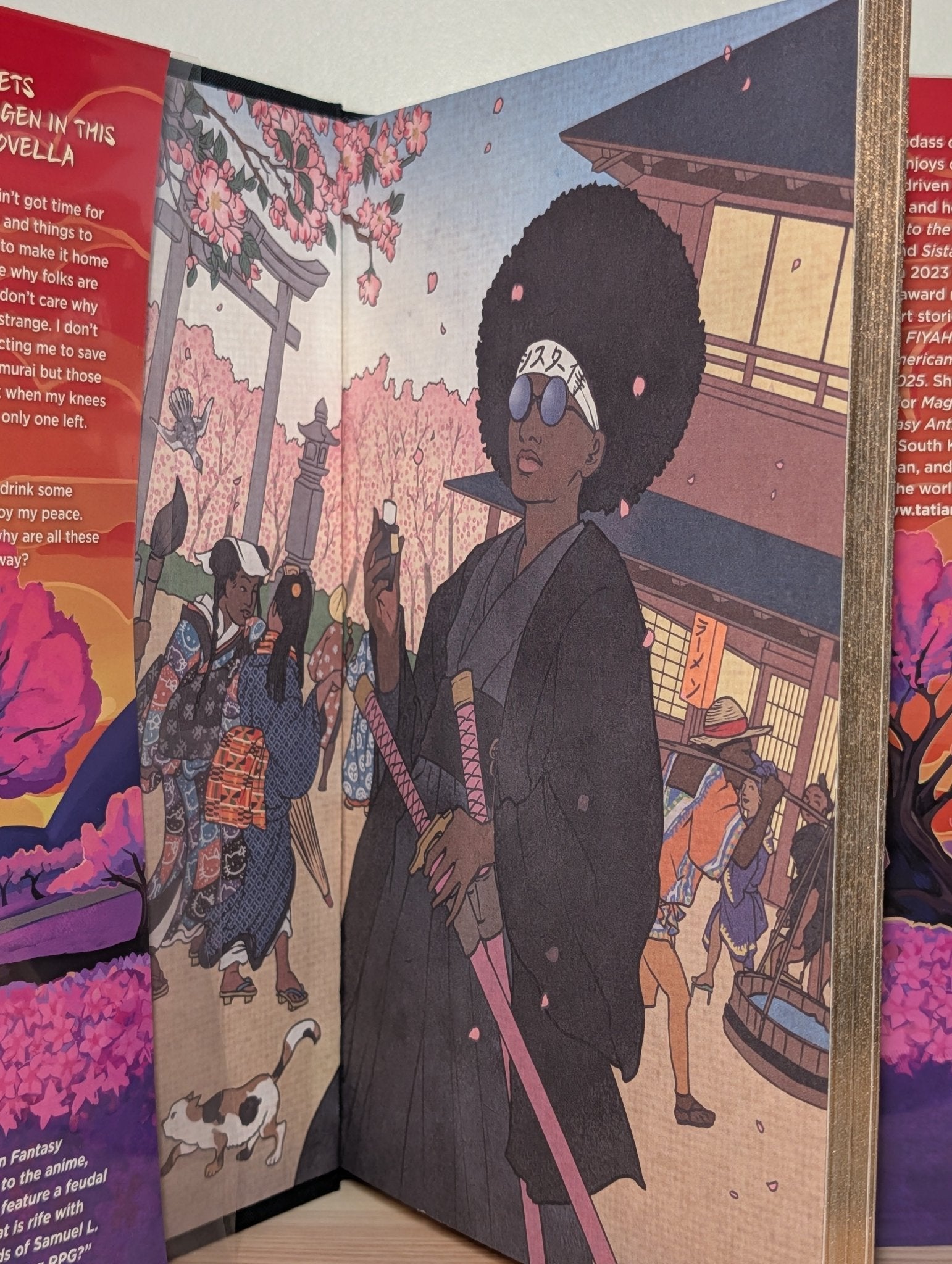 Sistah Samurai by Tatiana Obey (Signed Deluxe Edition with sprayed edges) - Fialta Books