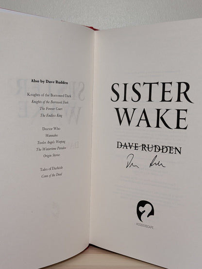 Sister Wake by Dave Rudden (Signed First Edition) - Fialta Books
