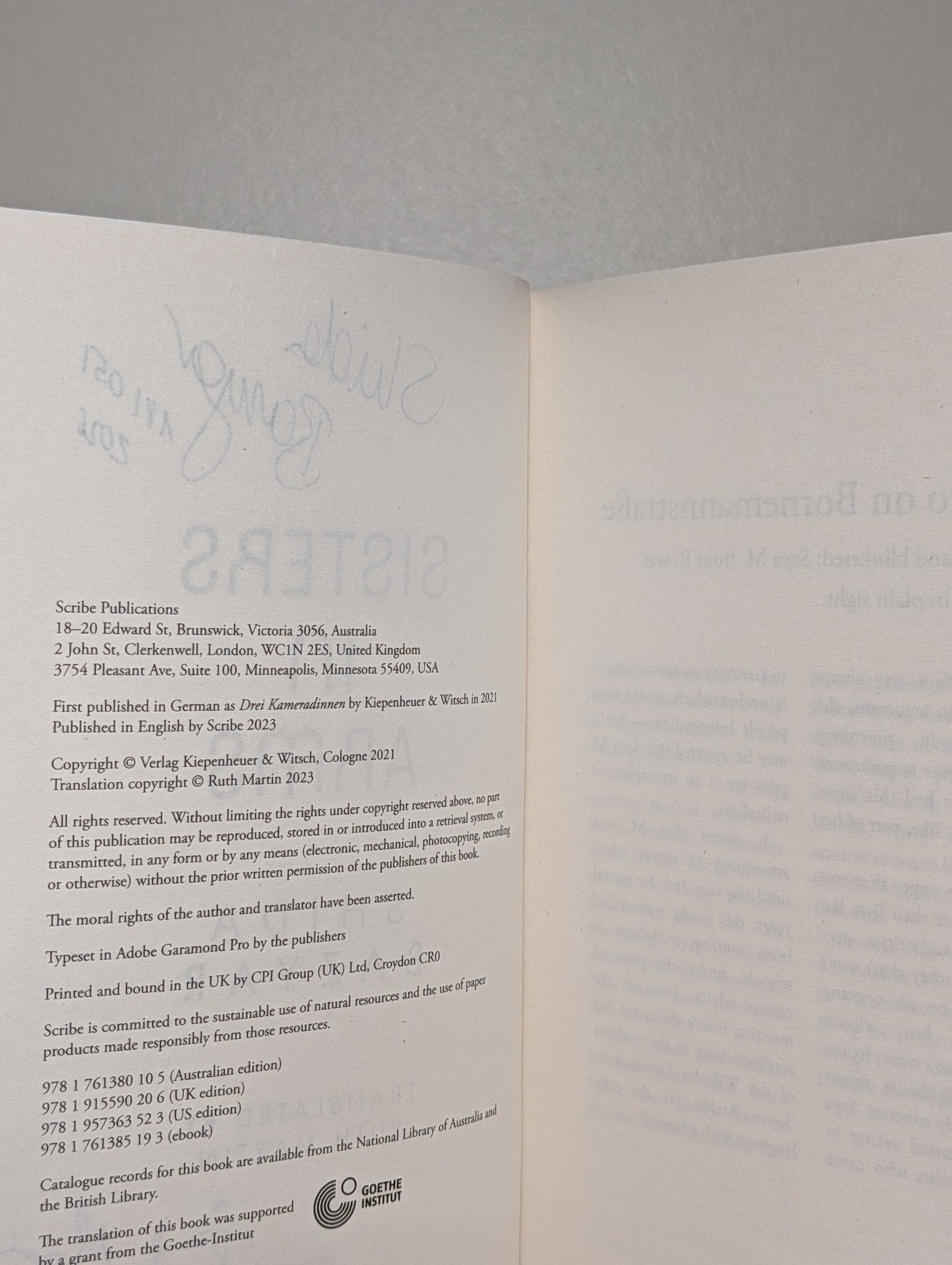 Sisters in Arms by Shida Bazyar (Double Signed Dated First Edition) - Fialta Books