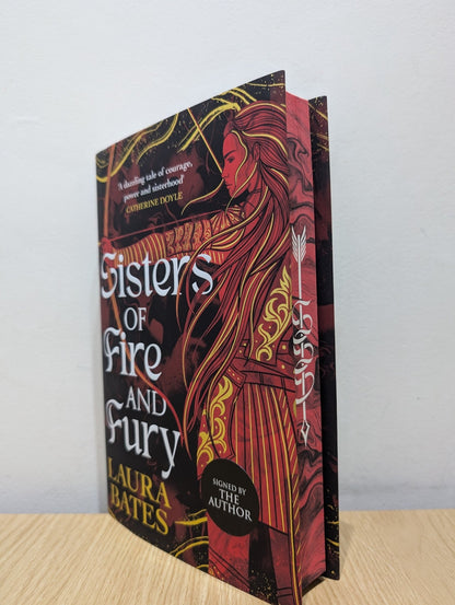 Sisters of Fire and Fury by Laura Bates (Signed First Edition with sprayed edges) - Fialta Books