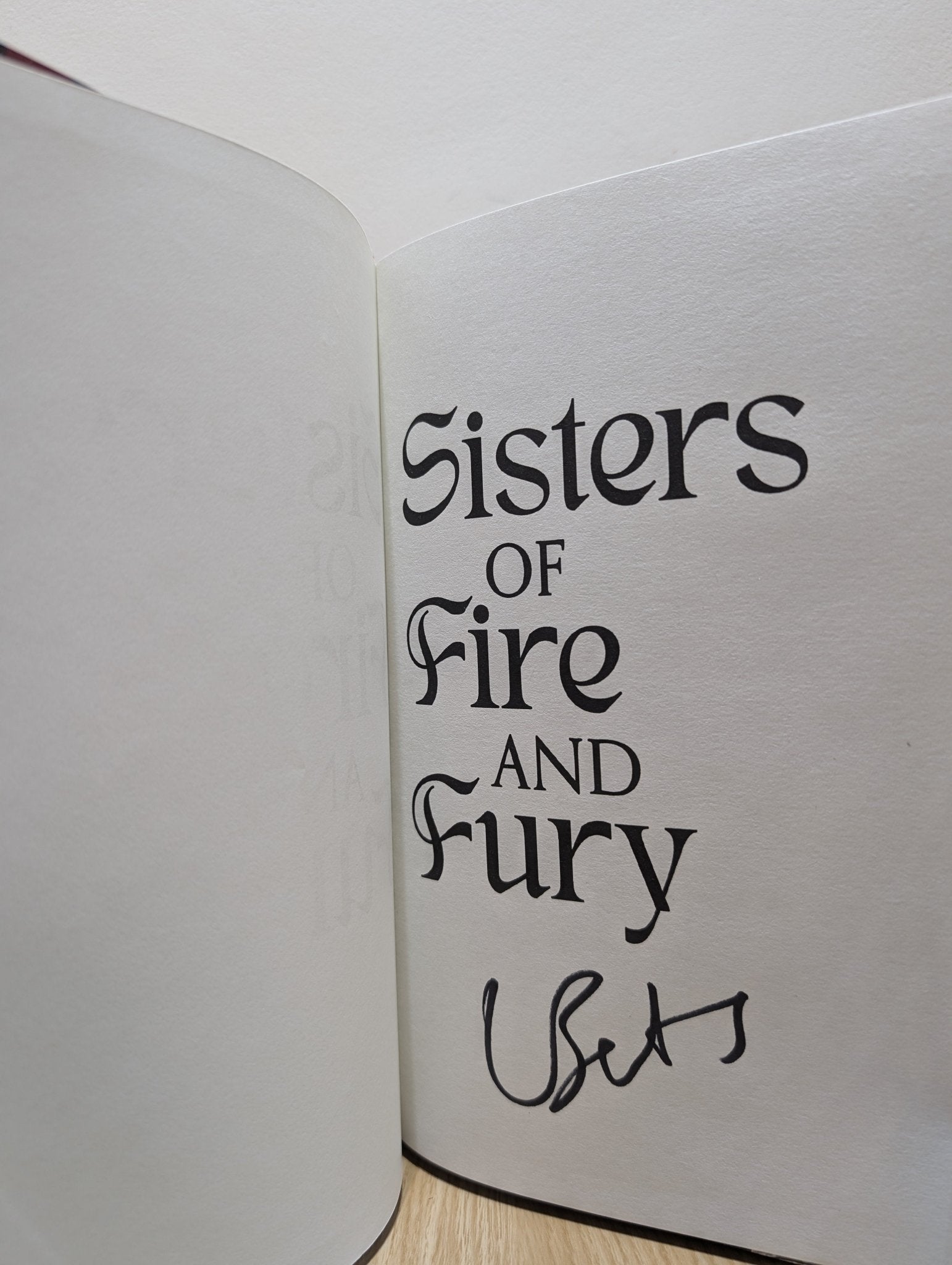 Sisters of Fire and Fury by Laura Bates (Signed First Edition with sprayed edges) - Fialta Books