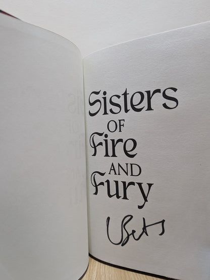 Sisters of Fire and Fury by Laura Bates (Signed First Edition with sprayed edges) - Fialta Books
