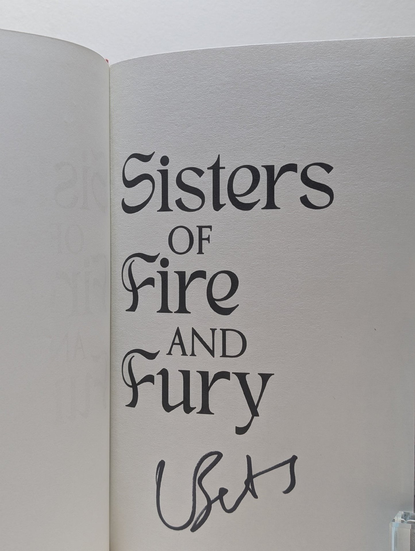 Sisters of Sword and Shadow; Sisters of Fire and Fury by Laura Bates (Signed Set with sprayed edges) - Fialta Books