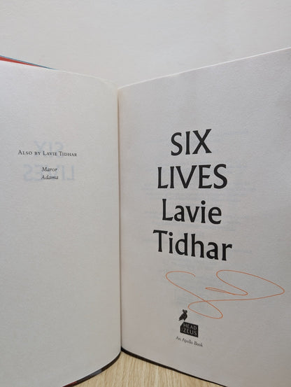 Six Lives by Lavie Tidhar (Signed First Edition) - Fialta Books