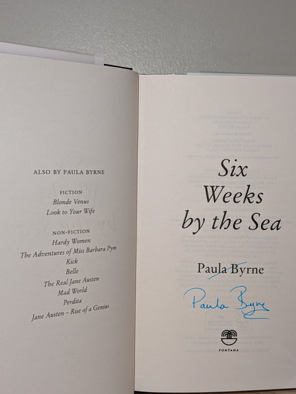 Six Weeks by the Sea by Paula Byrne (Signed First Edition) - Fialta Books