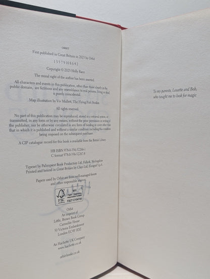 Six Wild Crowns by Holly Race (Signed First Edition with sprayed edges) - Fialta Books