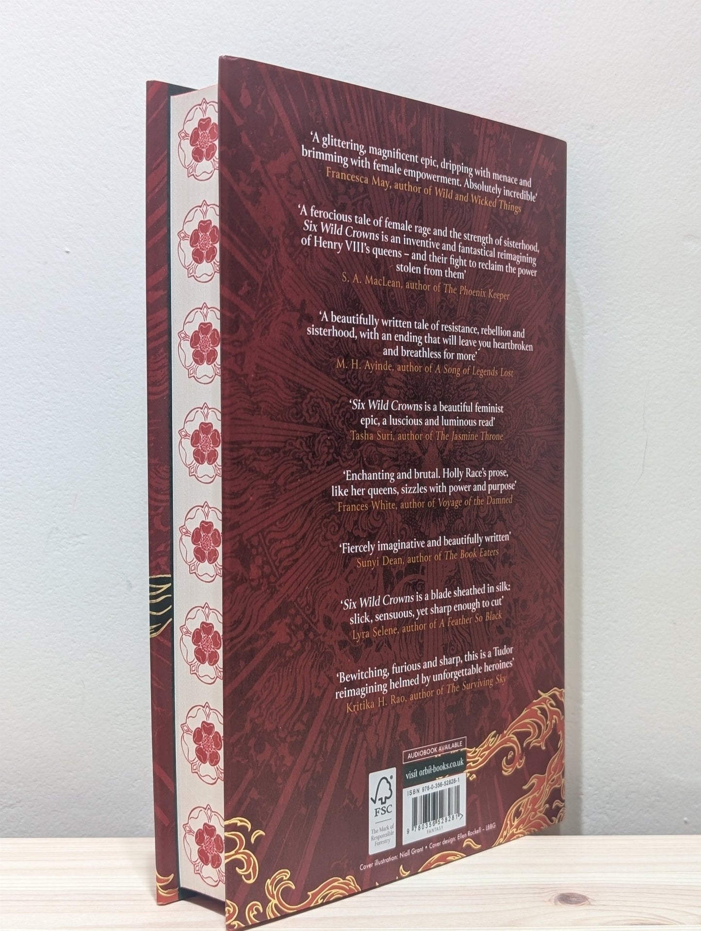 Six Wild Crowns by Holly Race (Signed First Edition with sprayed edges) - Fialta Books