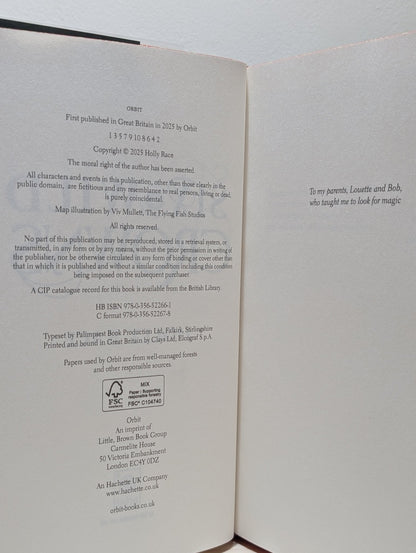 Six Wild Crowns by Holly Race (Signed Numbered First Edition with sprayed edges) - Fialta Books