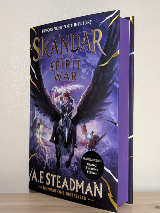 Skandar and the Spirit War: Volume 5 by A.F. Steadman (Signed First Edition with sprayed edges) - Fialta Books
