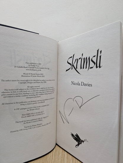 Skrimsli by Nicola Davies (Signed First Edition) - Fialta Books
