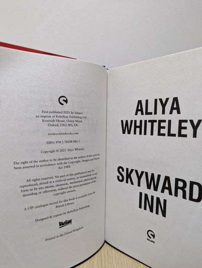 Skyward Inn by Aliya Whiteley (First Edition) - Fialta Books