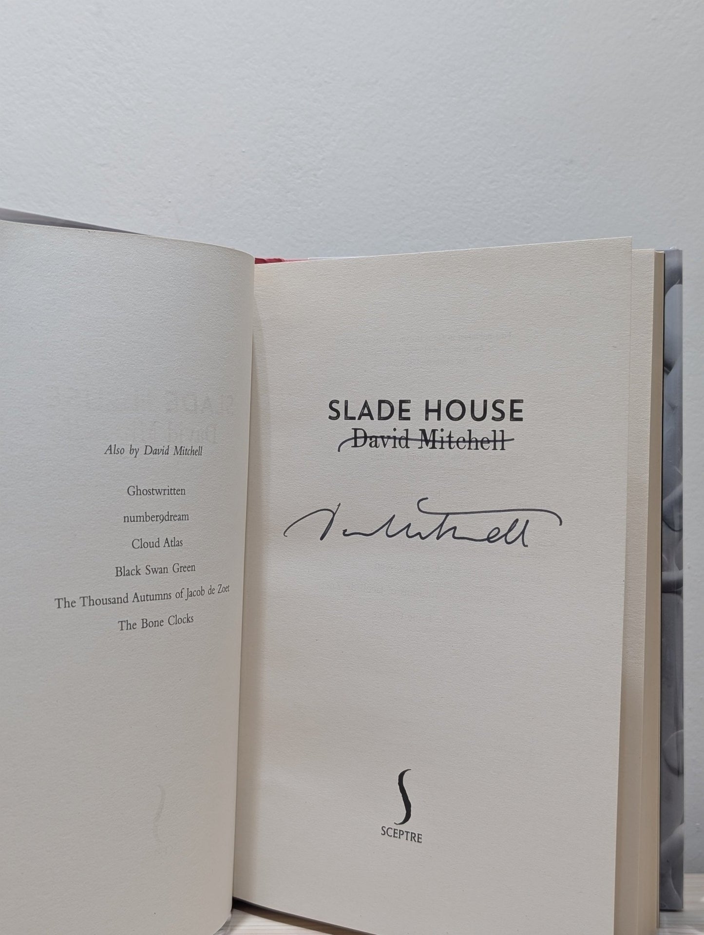 Slade House by David Mitchell (Signed) - Fialta Books