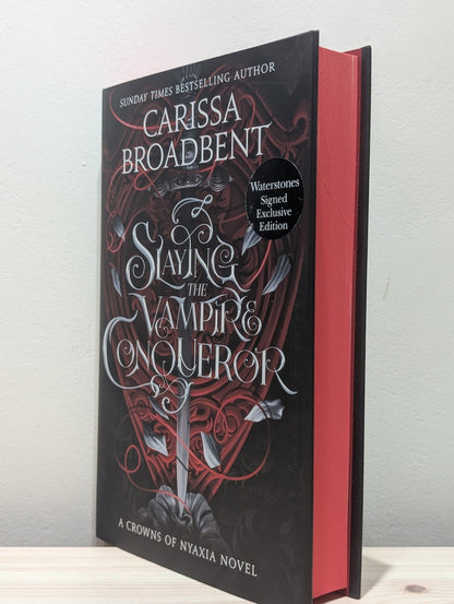 Slaying the Vampire Conqueror by Carissa Broadbent (Signed First Edition with sprayed edges) - Fialta Books