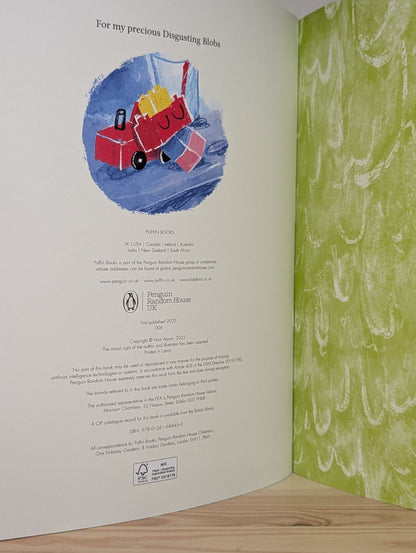 Sleep Tight, Disgusting Blob by Huw Aaron (Signed Doodled) - Fialta Books