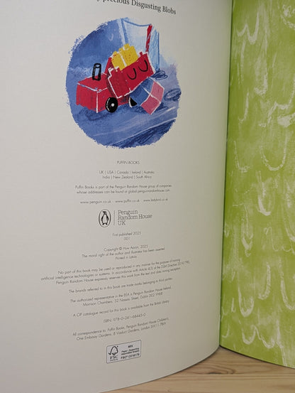 Sleep Tight, Disgusting Blob by Huw Aaron (Signed First Edition) - Fialta Books