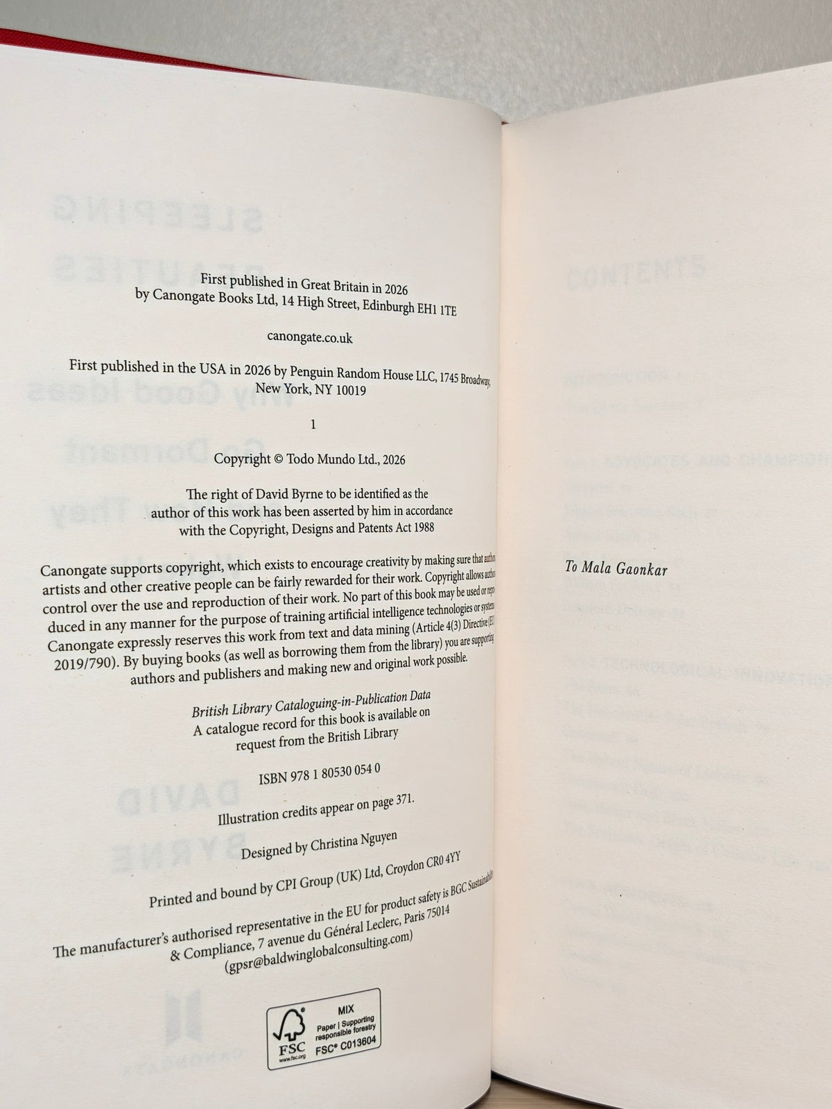 Sleeping Beauties by David Byrne (Signed First Edition) - Fialta Books