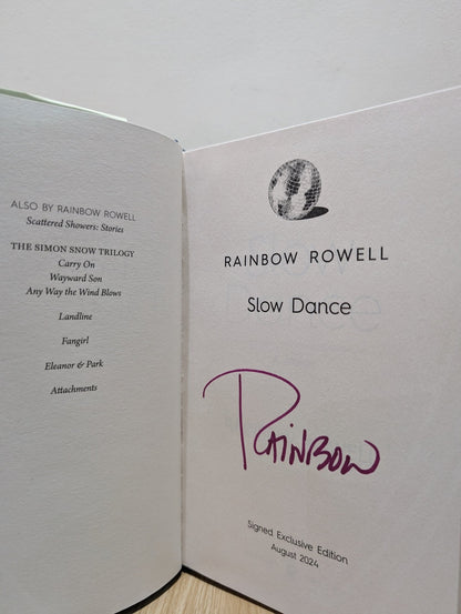 Slow Dance by Rainbow Rowell (Signed First Edition) - Fialta Books