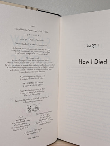 Slow Gods by Claire North (Signed First Edition) - Fialta Books