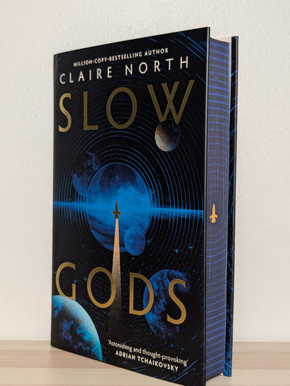 Slow Gods by Claire North (Signed First Edition with sprayed edges) - Fialta Books