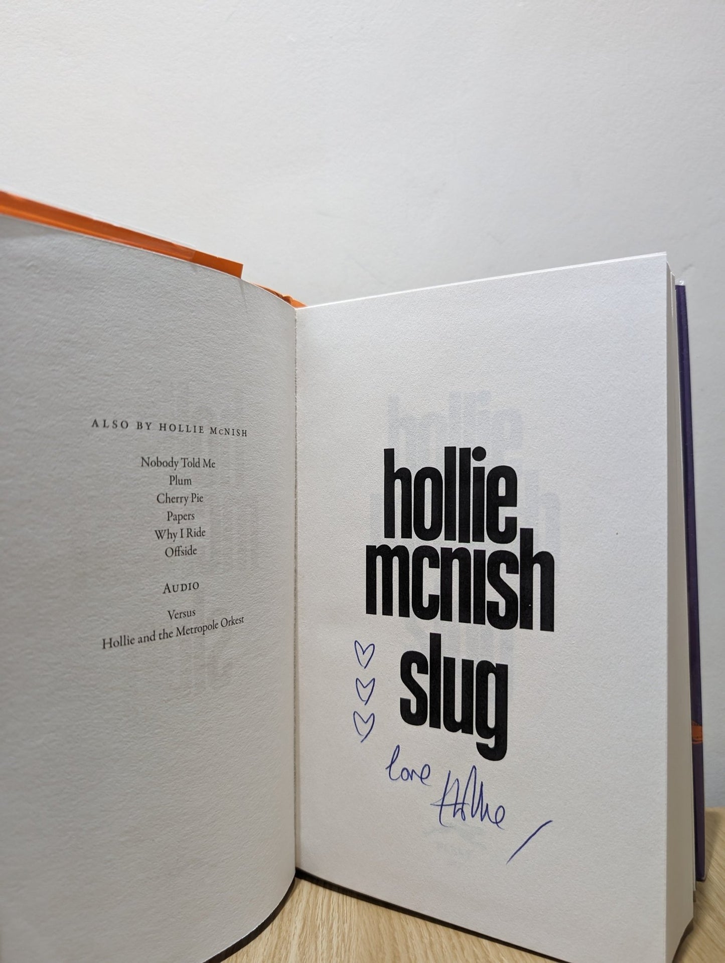 Slug by Hollie McNish (Signed First Edition) - Fialta Books