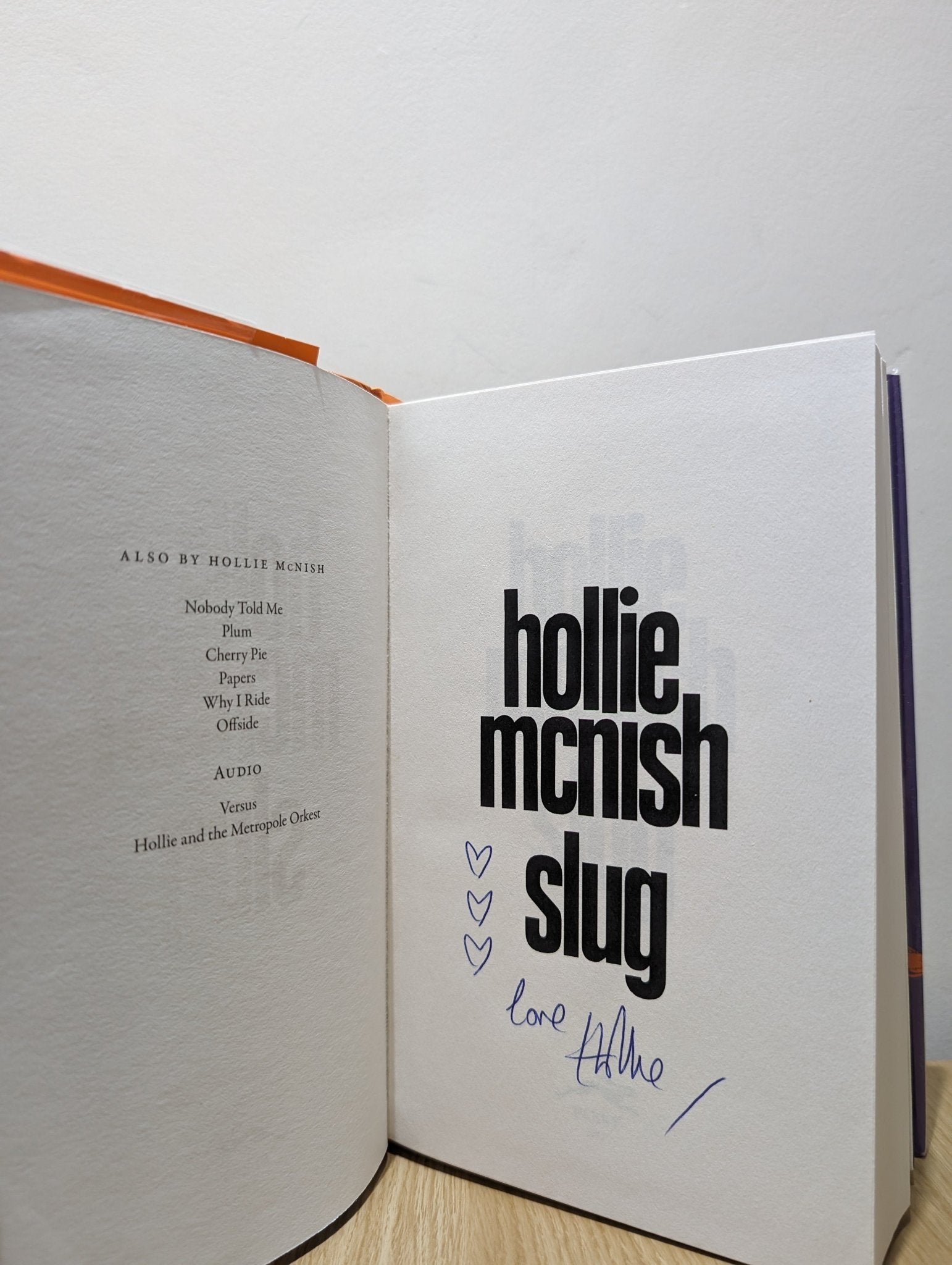 Slug by Hollie McNish (Signed First Edition) - Fialta Books