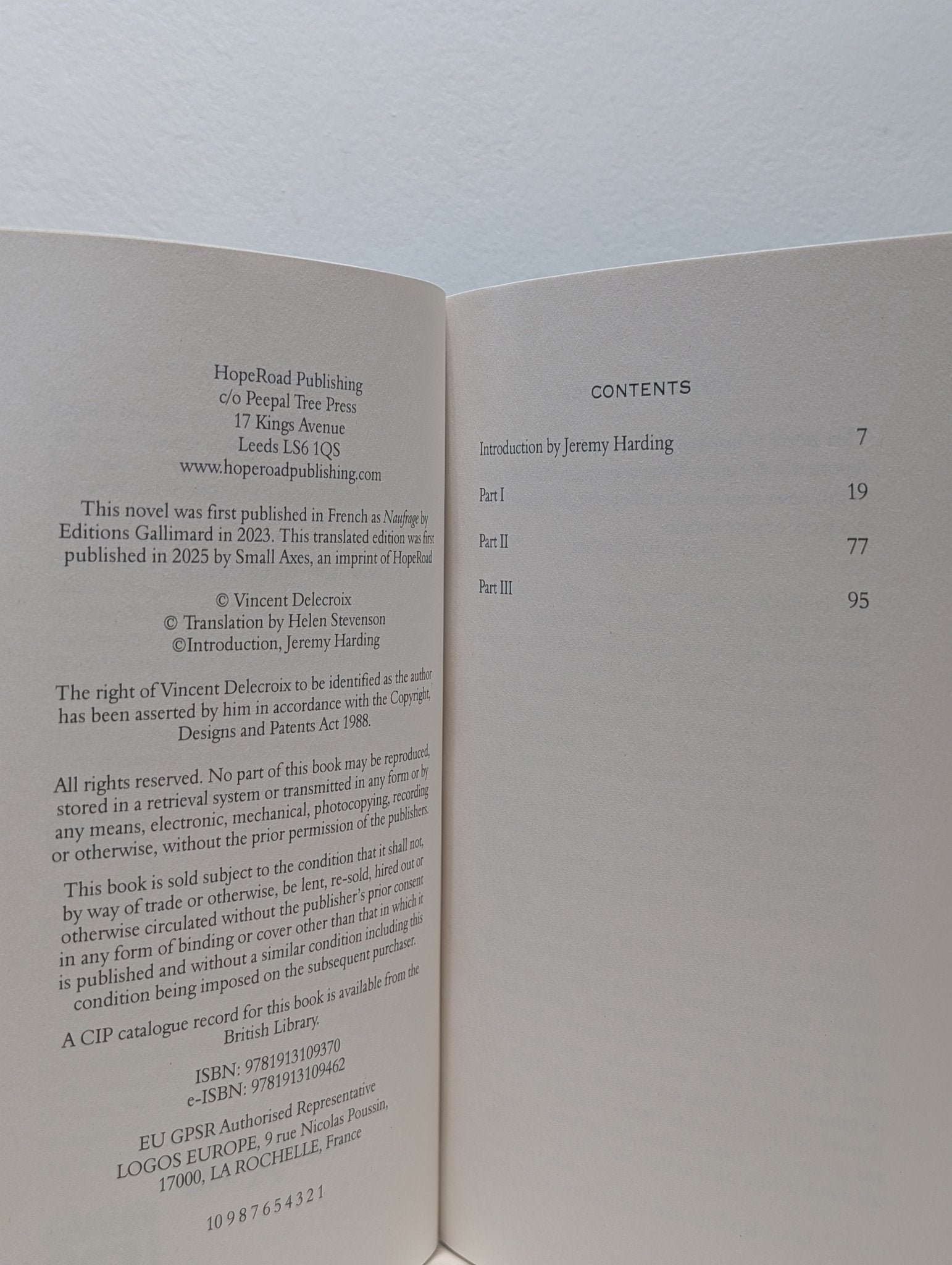 Small Boat by Vincent Delecroix (Signed First Edition) - Fialta Books