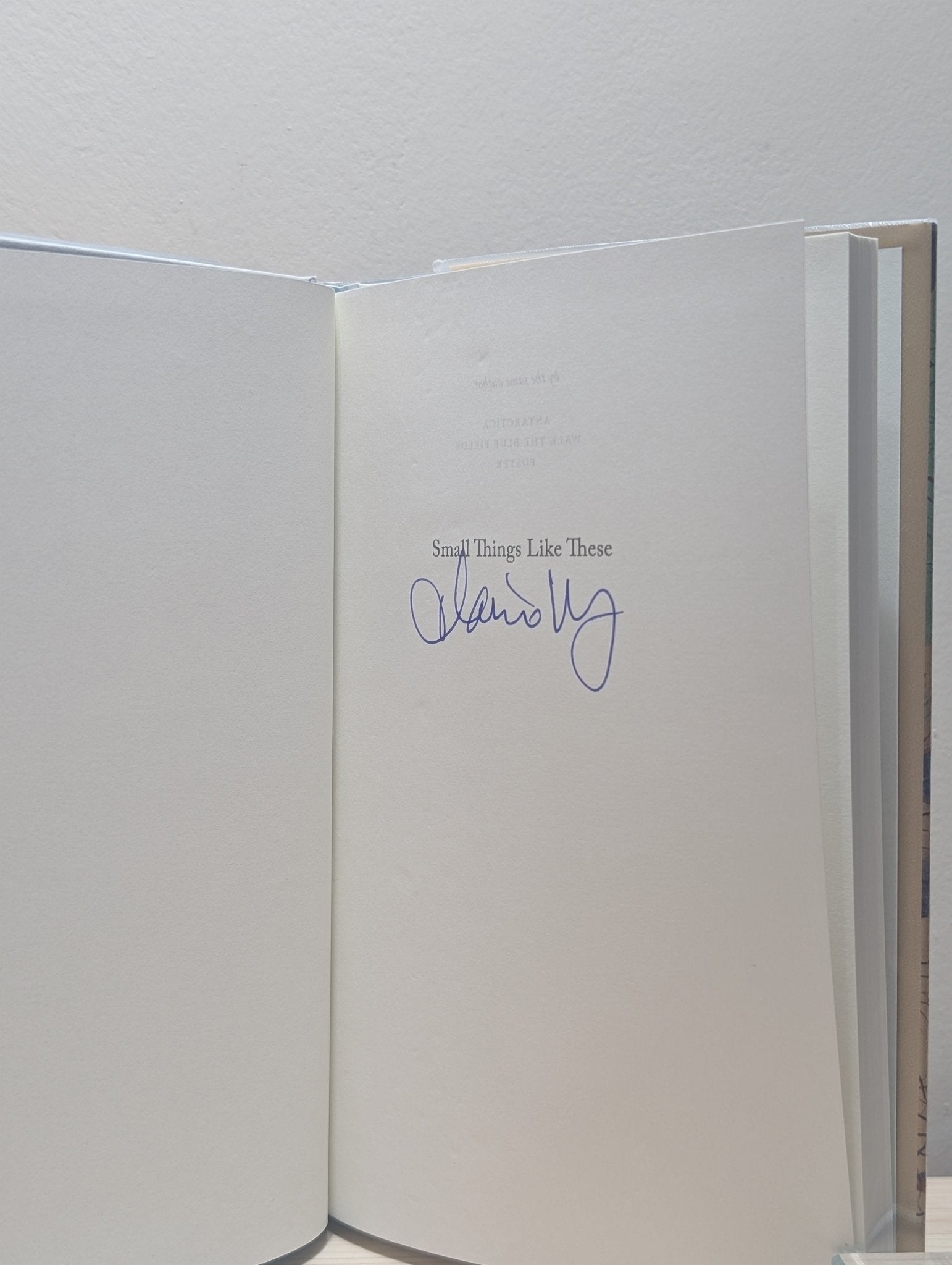 Small Things Like These by Claire Keegan (Signed First Edition) - Fialta Books