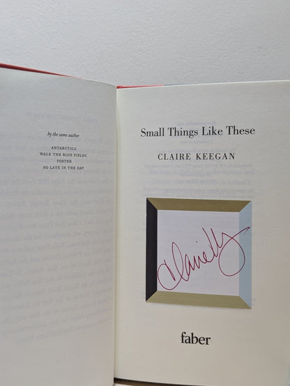 Small Things Like These by Claire Keegan (Signed Gift Edition) - Fialta Books