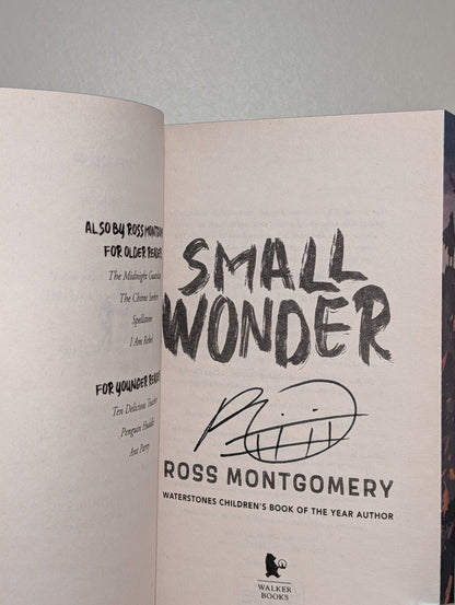 Small Wonder by Ross Montgomery (Signed First Edition with sprayed edges) - Fialta Books