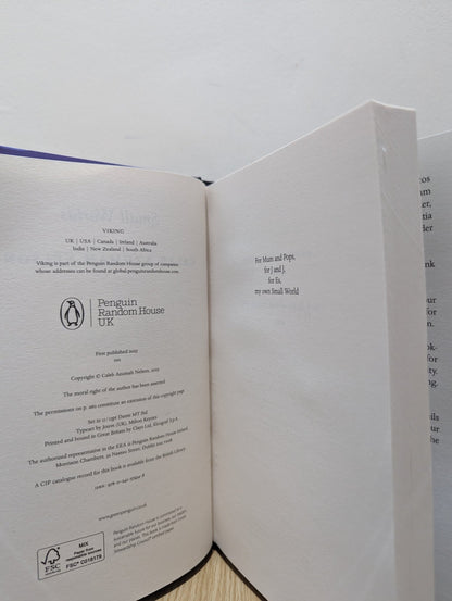 Small Worlds by Caleb Azumah Nelson (Signed First Edition) - Fialta Books